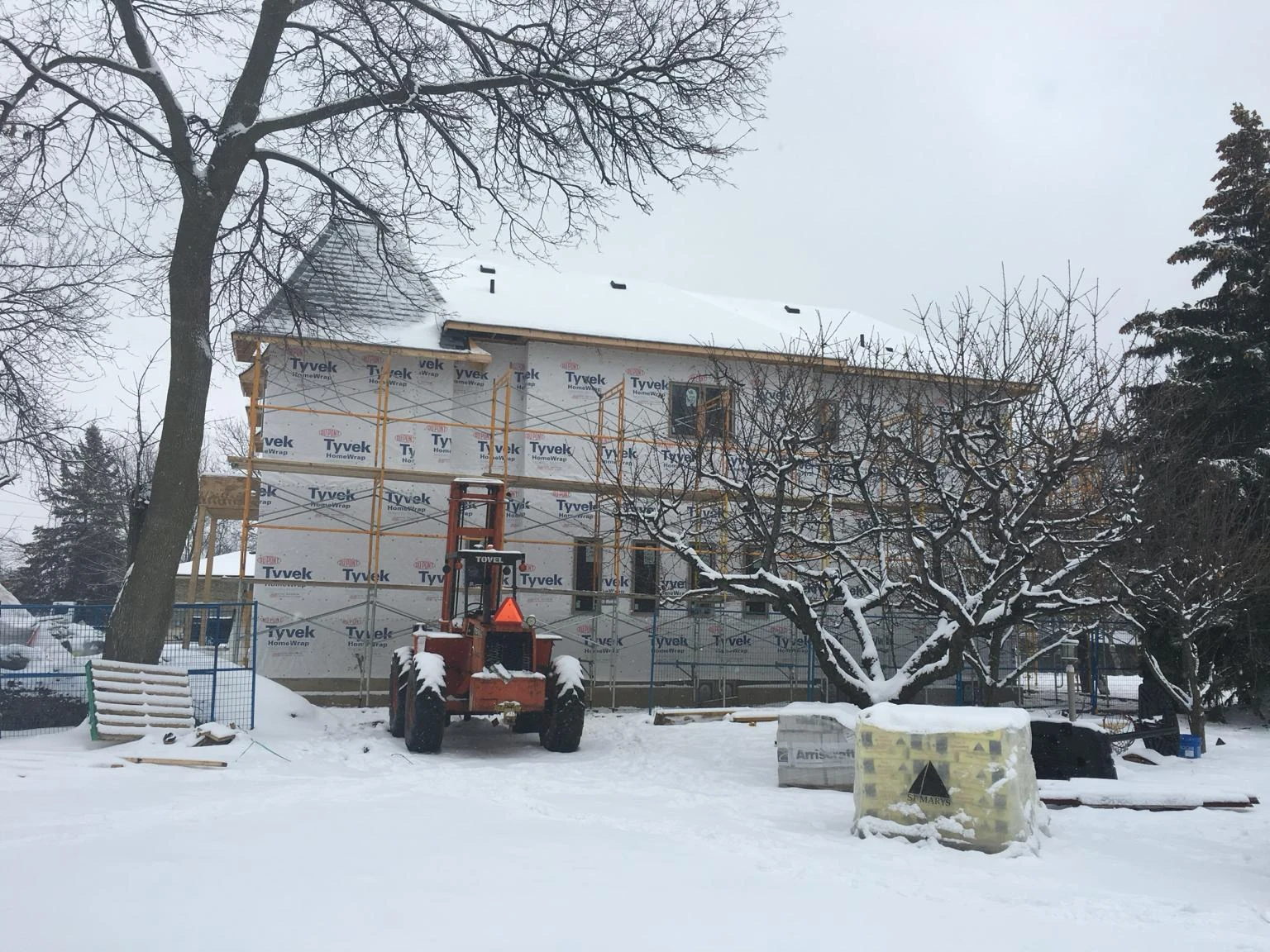 Winter Site Progress