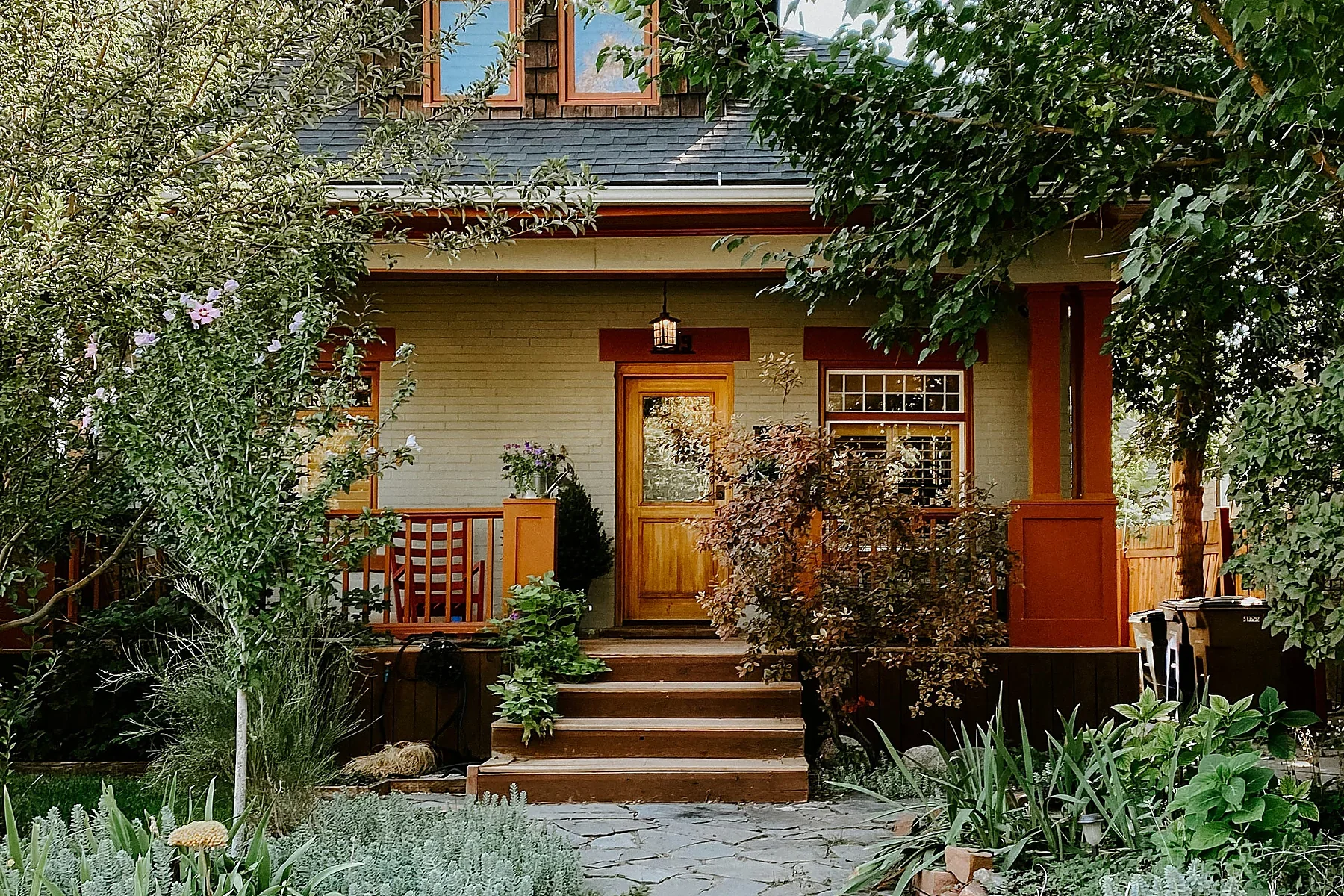 Stone Front Entrance